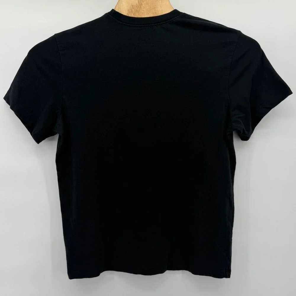 Nike T-Shirt Mens Large Black Dri-FIT Graphic Logo Short Sleeve Tee